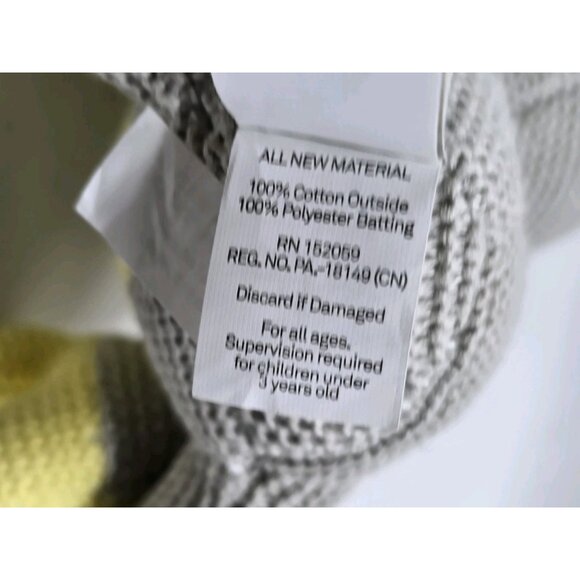 Baby Bum Knit 5” Knit Sock Monkey Plush Toy Soft Lovey Grey & Yellow Gorilla - Picture 3 of 7